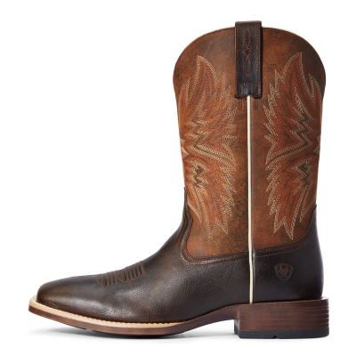 Ariat Western: Valor Ultra Botas Western Hombre - Marrones (ORNIK5302)